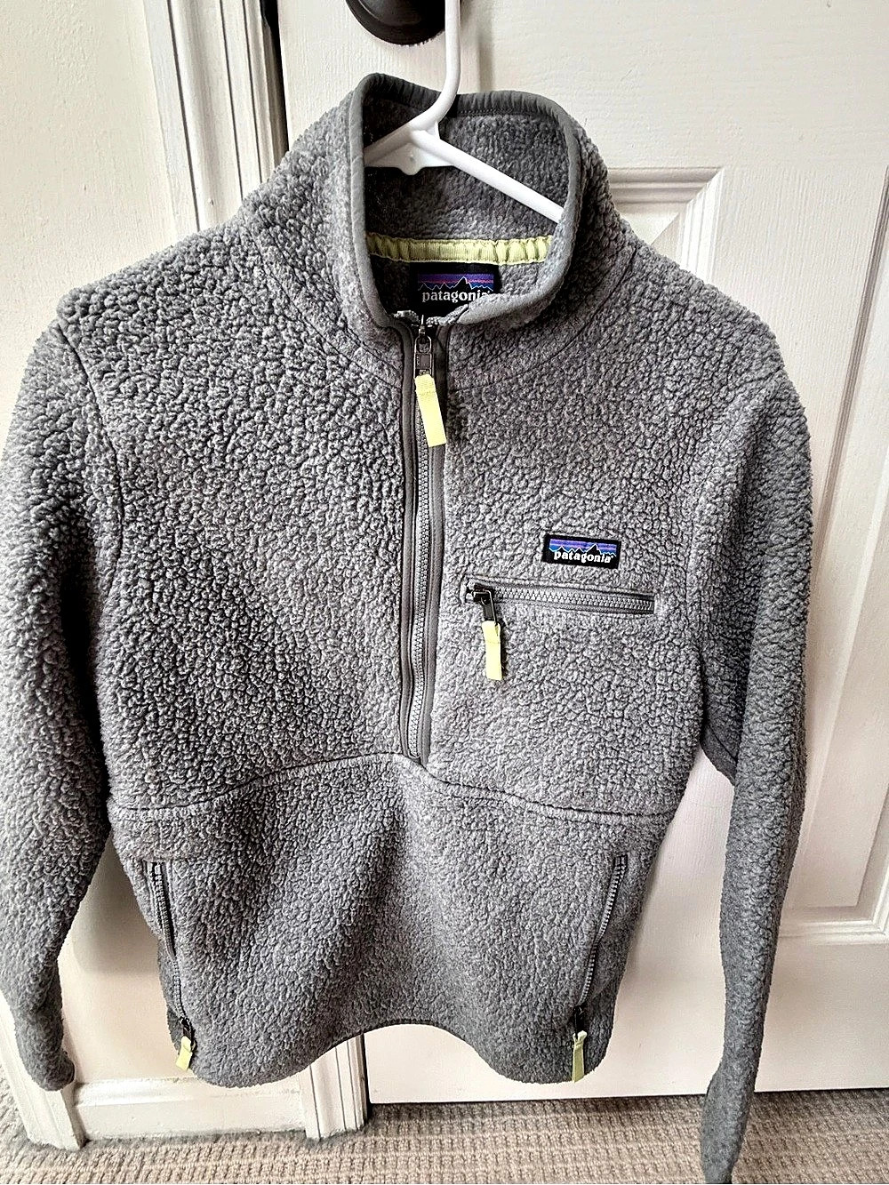Patagonia Women'Small Re-Tool Snap-T Pullover Gray Small